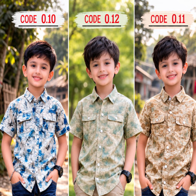 Premium Hawai Shirt For Kids | COMBO