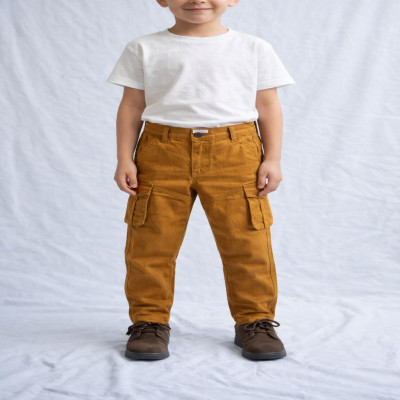 KARGO PANT FOR KIDS I MUSTARD